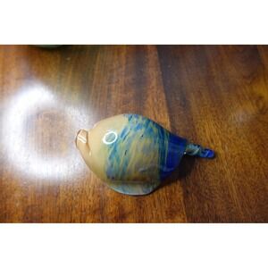 Cia Thorne art glass seashell‎ paperweight